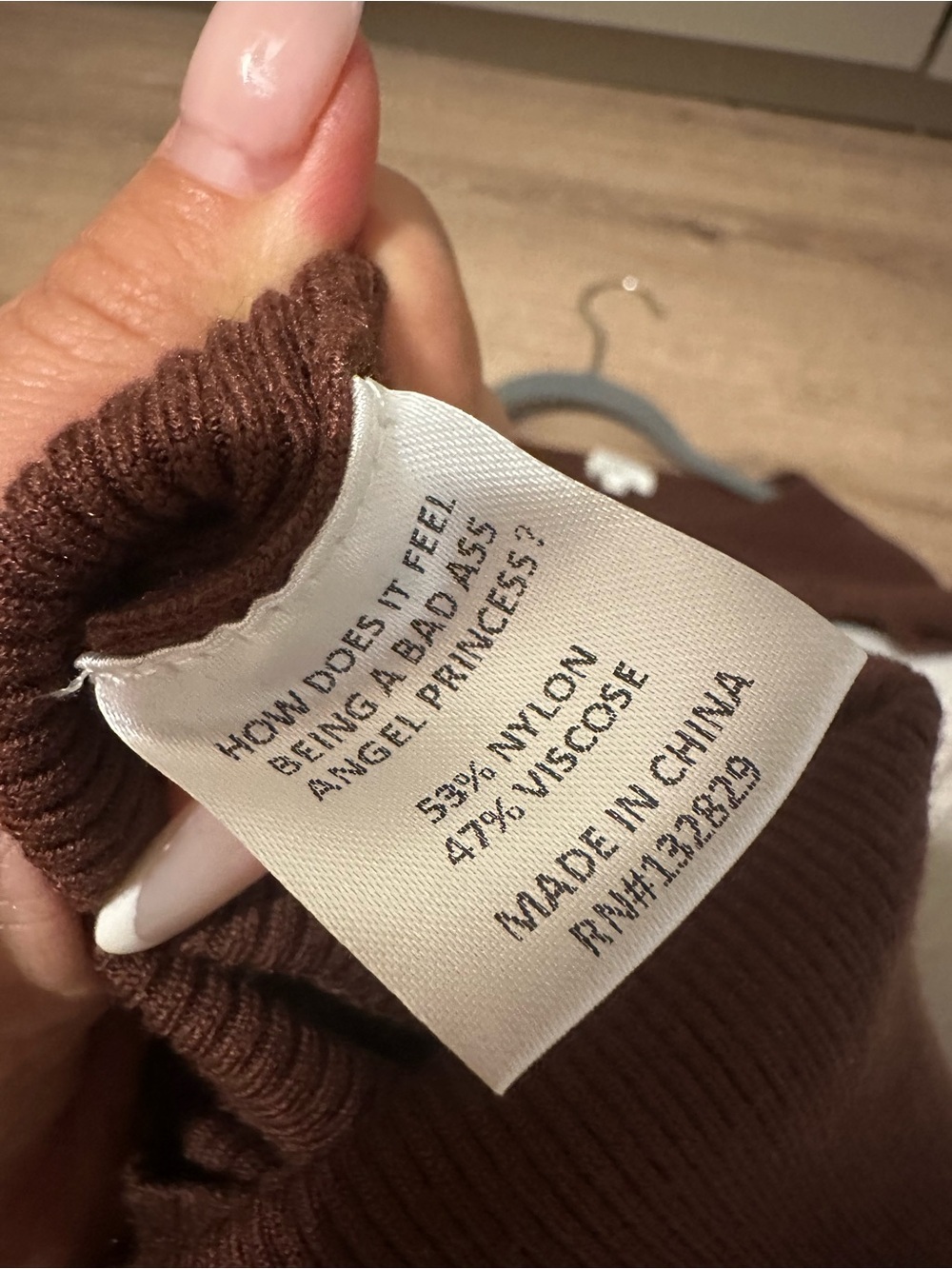 LPA Revolve Auburn Sweater Dress in Chocolate Size small NWOT - Picture 8 of 8
